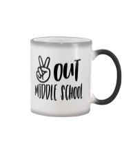 PEACE OUT MIDDLE SCHOOL Color Changing Mug tile