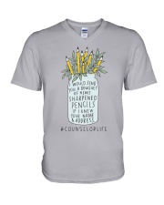 Counselor Life V-Neck T-Shirt tile