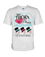 Teacher V-Neck T-Shirt tile