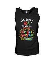 ABA SO LONG - KINDERGARTEN HERE I COME Unisex Tank tile