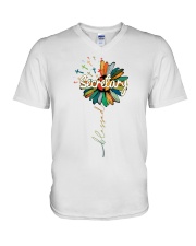 SECRETARY V-Neck T-Shirt tile