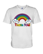 PRE-K THANK YOU V-Neck T-Shirt tile