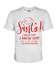 1st Grade Teachers V-Neck T-Shirt tile