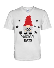 GNOMIES 100 MAGICAL DAYS V-Neck T-Shirt thumbnail
