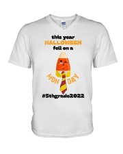 5TH GRADE V-Neck T-Shirt tile