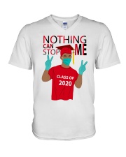 RED - NOTHING CAN STOP ME V-Neck T-Shirt thumbnail