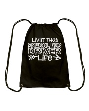 SCHOOL BUS DRIVER Drawstring Bag thumbnail