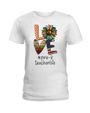 PRE-K TEACHER Ladies T-Shirt tile