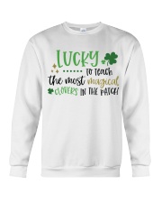 LUCKY TO TEACH THE MOST MAGICAL CLOVERS Crewneck Sweatshirt thumbnail