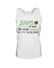LUCKY TO TEACH THE MOST MAGICAL CLOVERS Unisex Tank thumbnail