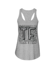 TRACK AND FIELD TYPOGRAPHY Ladies Flowy Tank thumbnail