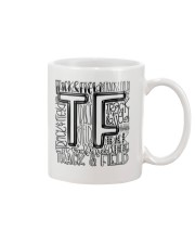 TRACK AND FIELD TYPOGRAPHY Mug thumbnail