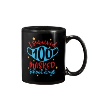 I SURVIVED 100 MASKED SCHOOL DAYS Mug tile