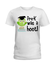 PRE-K WAS A HOOT Ladies T-Shirt tile