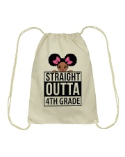 4TH GRADE GIRL Drawstring Bag tile