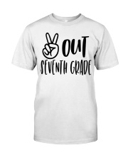 PEACE OUT 7TH GRADE Classic T-Shirt tile