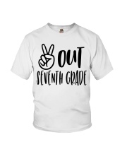 PEACE OUT 7TH GRADE Youth T-Shirt tile