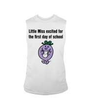 EXCITED FOR THE FIRST DAY OF SCHOOL Sleeveless Tee tile