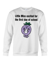 EXCITED FOR THE FIRST DAY OF SCHOOL Crewneck Sweatshirt tile