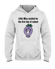 EXCITED FOR THE FIRST DAY OF SCHOOL Hooded Sweatshirt tile