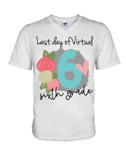 6TH GRADE V-Neck T-Shirt tile