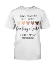 TEACHER Classic T-Shirt front
