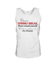 PRE-K TEACHER Unisex Tank tile