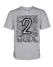 SECOND GRADE TYPO V-Neck T-Shirt thumbnail