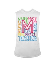 MUSIC TEACHER TYPOGRAPHIC Sleeveless Tee thumbnail