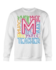 MUSIC TEACHER TYPOGRAPHIC Crewneck Sweatshirt thumbnail