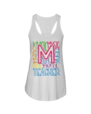 MUSIC TEACHER TYPOGRAPHIC Ladies Flowy Tank thumbnail