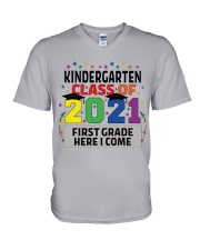 KINDERGARTEN V-Neck T-Shirt tile