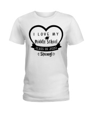 I LOVE MY MIDDLE SCHOOL Ladies T-Shirt tile