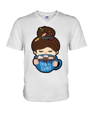 TEACHER V-Neck T-Shirt tile