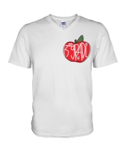 3RD GRADE V-Neck T-Shirt tile