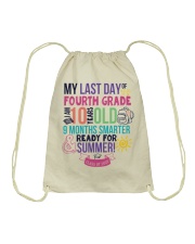 4TH GRADE Drawstring Bag tile