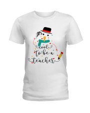 IT'S COOL TO BE A TEACHER Ladies T-Shirt front