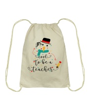 IT'S COOL TO BE A TEACHER Drawstring Bag thumbnail
