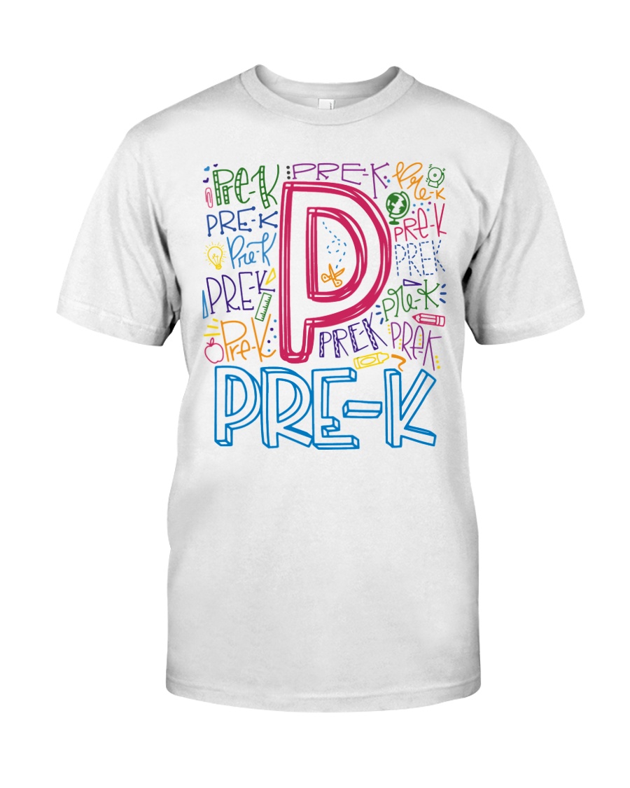 PRE-K TYPOGRAPHIC Classic T-Shirt