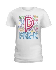 PRE-K TYPOGRAPHIC Ladies T-Shirt thumbnail