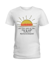 PRESCHOOL SQUAD Ladies T-Shirt tile