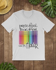 PRESCHOOL TEACHER WITH FLAIR Classic T-Shirt lifestyle-mens-crewneck-front-18