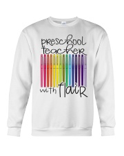 PRESCHOOL TEACHER WITH FLAIR Crewneck Sweatshirt thumbnail