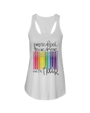 PRESCHOOL TEACHER WITH FLAIR Ladies Flowy Tank thumbnail