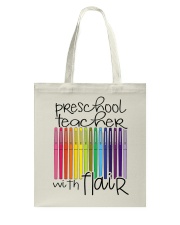PRESCHOOL TEACHER WITH FLAIR Tote Bag thumbnail