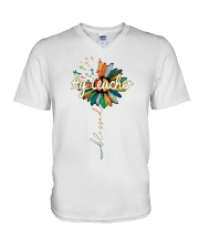 AG TEACHER V-Neck T-Shirt tile