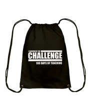 100 DAYS OF TEACHING Drawstring Bag tile