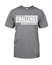 100 DAYS OF TEACHING Classic T-Shirt front