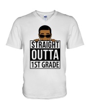 1ST GRADE BOY V-Neck T-Shirt tile