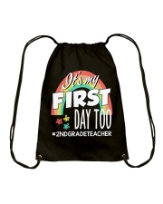 2ND GRADE TEACHER Drawstring Bag tile